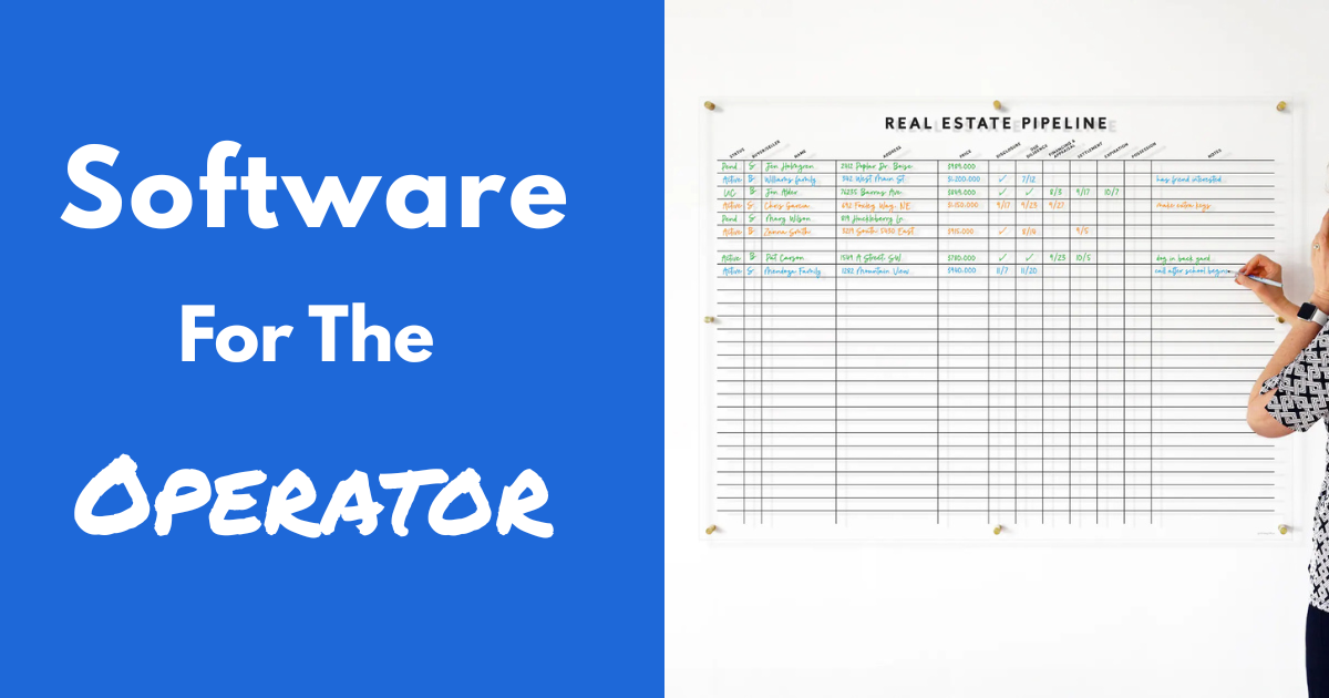 Software for the Operator
